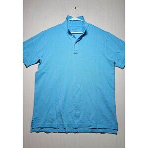 Eddie Bauer Polo Shirt Men’s Large Blue Casual Short Sleeve New Without Tags